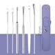 thumbnail image 1 of 6Pcs Ear Cleaner Wax Removal Tool Earpick Stick Springs Reusable Cleaning Earwax Spoon Swab Stainless Steel Ear Cure Health Kits, 1 of 3