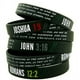 thumbnail image 4 of 1pc Scripture Bracelet - John 3:16, Romans 12:2, Joshua 1:9 - Inspirational Wristband for Men and Women, 4 of 4