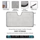 thumbnail image 2 of Servicio De Jurado Parasol Para Parabrisas Delantero Protector Plegable Visera Solar Para Auto Bloquea Rayos Uv Mantiene Tu Vehículo Fresco140cm*76cm, 2 of 6