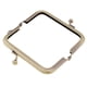 thumbnail image 3 of Cerradura rectangular del corchete del beso del marco metálico de los 8.5cm para el bolso de la moneda del monedero del bolso, 3 of 5