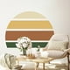 thumbnail image 2 of 1pc Colorful Geometric Arch Wallpaper Thickened Frosted Home Wall Sticker Art Transformation Wallpaper Bohemian Minimalist Living Room Bedroom Transformation Mural 40.94in * 55.1inch, 2 of 4