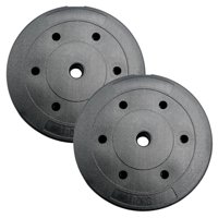 Linea Sport - Set De 2 Discos Pre-Olímpicos Pvc 10Kg C/U Total 20Kg