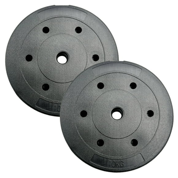 Set De 2 Discos Pre-Olímpicos PVC 10kg c/u Total 20kg