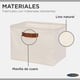 thumbnail image 3 of Pack 4 Cestas Organizadoras Plegables Carry All De Lino M, 3 of 9