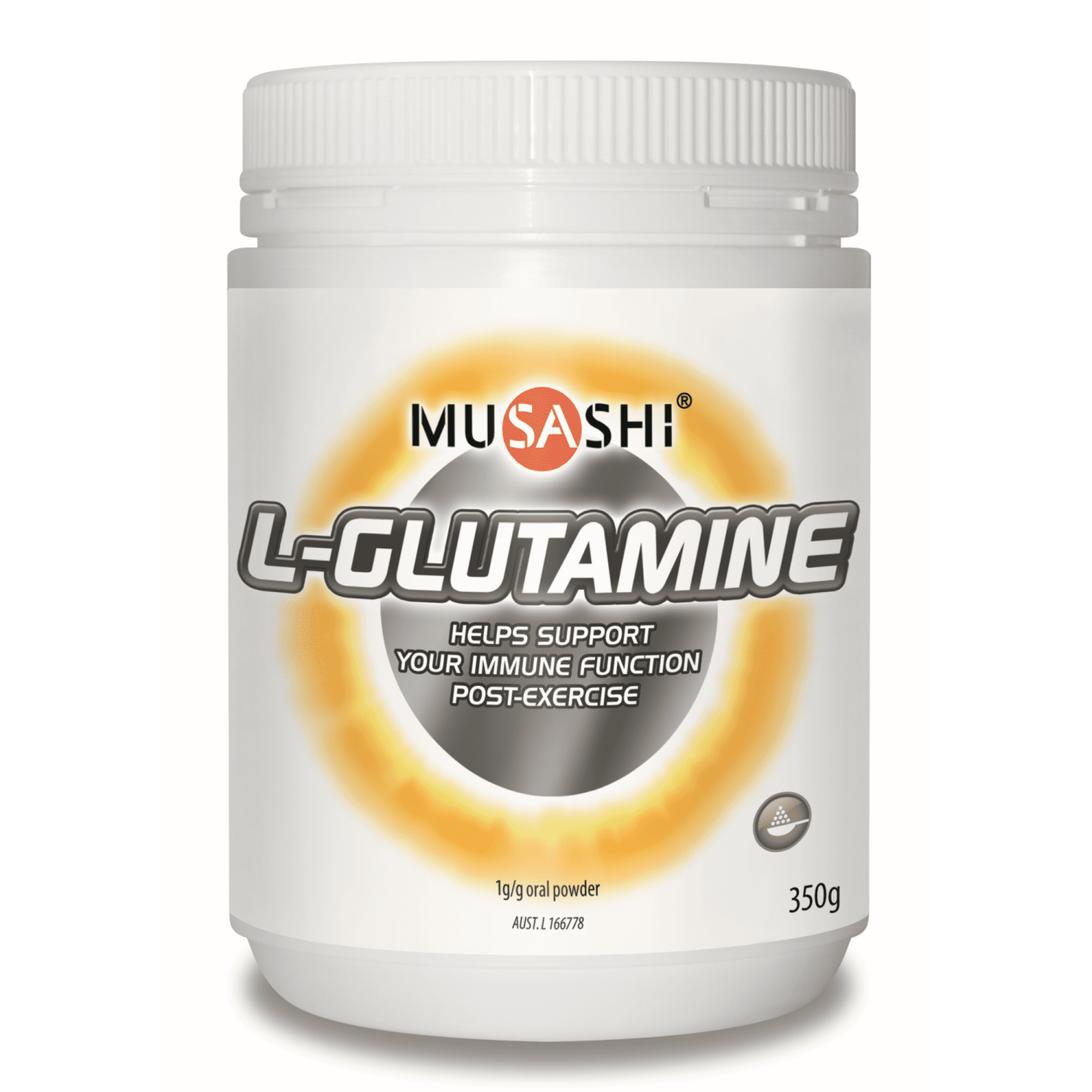 Musashi Glutamina 3000mg L-glutamina Micronizada Pura 350gr