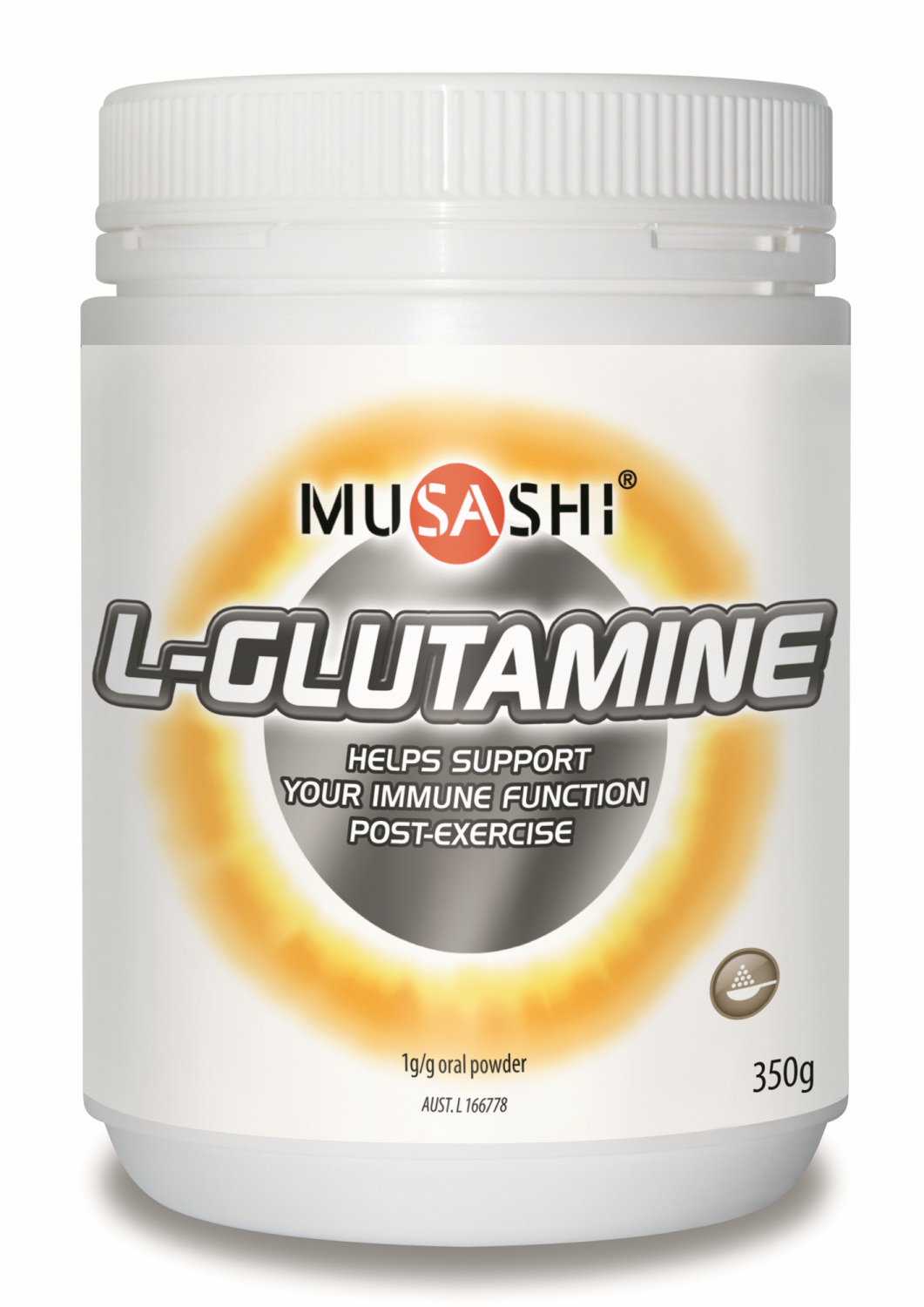 Musashi Glutamina 3000Mg L-Glutamina Micronizada Pura 350Gr