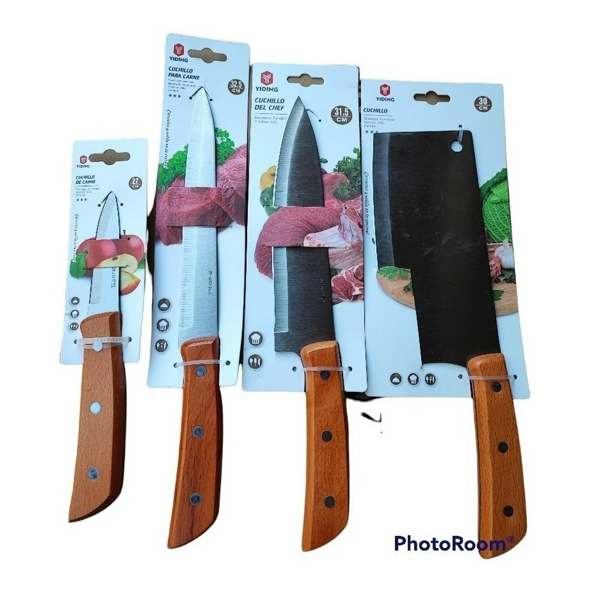 Genérico - Set De 4 Cuchillos Juego Cuchillos Cocina