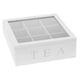 thumbnail image 1 of Caja De Té Con Tapa Bolsa De Café Soporte De Almacenamiento Y Compartimento Organizador De Cocina, 1 of 5