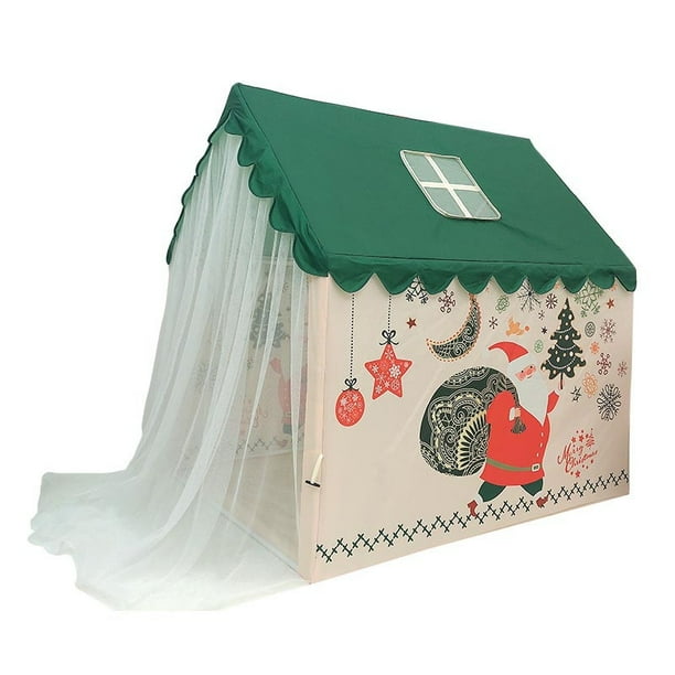 1pc Santa Claus Tent Large Game House Children's Castle Paradise Games Children's Tent Toys Indoor And Outdoor Games