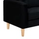 thumbnail image 3 of Sofa New Retro 3C Felpa 05 Negro, 3 of 6