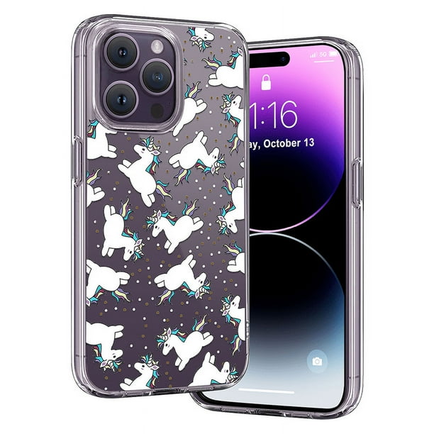 Cute Unicorn Suitable For Apple 13promax Mobile Phone Case Iphone12mini Transparent 14promax Sleeve 11 For Valentines Gift For Boy/Girlfriends Gift