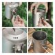 thumbnail image 5 of Pot usharedo, ultraligero, portátil, de titanio, 900 ml, con tapa, 5 of 9