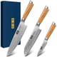 thumbnail image 1 of Juego de cuchillos HOSHANHO Damascus de 3 piezas: Chef de 20 cm, Santoku de 18 cm, 1 of 7