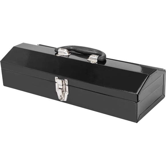Caja de herramientas Torin ATB102B, 16 pulgadas, estilo techo a cuatro aguas, portátil, de acero