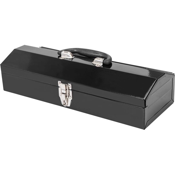 Caja de herramientas Torin ATB102B, 16 pulgadas, estilo techo a cuatro aguas, portátil, de acero