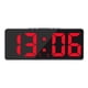 thumbnail image 1 of Despertador Electrónico Digital Snooze USB Pantalla Grande Dimmer Calendario Rojo, 1 of 5
