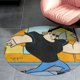 thumbnail image 4 of Johnny Bravo Alfombra Redonda de Felpa Coral, Antideslizante, No Desprende Pelusas, Lavable y Duradera para Salón, Dormitorio y Habitación de Niños 60cm, 4 of 6