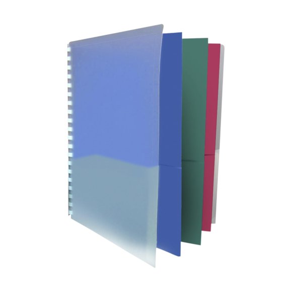 Organizador de proyectos School Smart multicolor de 8 bolsillos