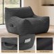 thumbnail image 3 of Silla de bolsa de frijol para adultos, de gran tamaño cómoda bolsa de frijol sala de estar sofá perezoso para dormitorio y dormitorio, 3 of 5