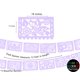 thumbnail image 4 of Guirnalda FIESTACONNECT 18 m Lavanda - Pack de 5 de papel picado, 4 of 7