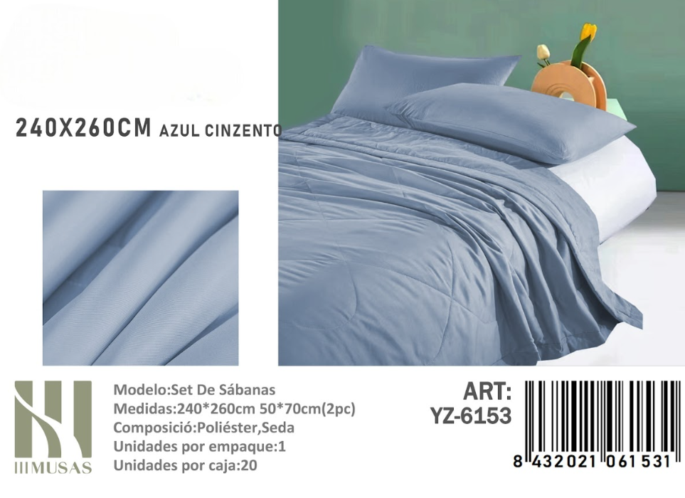 Mundo Shopping - Plumon Imusa Color Azul King 260X240Cm
