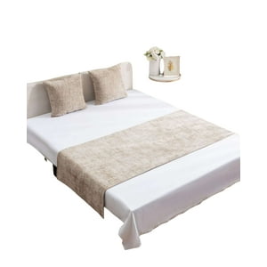 Imac Hogar - Piecera Mas 2 Fundas Modelo Chenille Beige