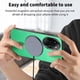 thumbnail image 5 of Magnetic Slim Case for Honor 100 Pro with Camera Guard & Anti-Scratch Back Green, 5 of 6