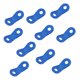thumbnail image 3 of 10 piezas de aleación de aluminio toldos tienda de ropa ajustadores de línea tensores azul, 3 of 3