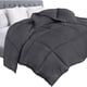 thumbnail image 1 of Edredón con relleno de edredón Utopia, cama king size, gris, 1 of 7