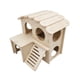 thumbnail image 2 of Casa para hámster, cabaña oculta, decoración de hábitat divertida, accesorios para jaula escondida, casa para jerbos para ratones, mascotas pequeñas, 17cmx15cmx15.5cm, 2 of 5