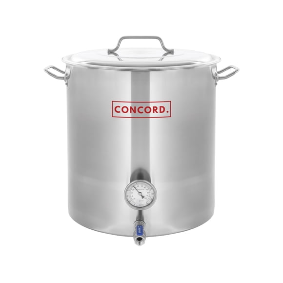 Olla Home Brew Kettle de acero inoxidable Concord de 40 litros