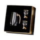 thumbnail image 1 of Dispensador De Vino Copa De Lámina De Oro Juego De Vino Para Hombres Juego De Regalo De Lujo Hermoso Regalo 2 Copas De Hojas Doradas, 1 of 3