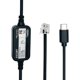 thumbnail image 1 of Escort Radar Detector Power Cord, cable USB-C a RJ11, 1 of 3