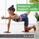 thumbnail image 2 of Gaiam Yoga Knee Pads Set of 2, Cushion for Knees Elbows, 2 of 3