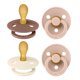 thumbnail image 1 of Baberos para chupetes de caucho natural de color, sin BPA, 6 a 18 meses, paquete de 4, 1 of 1