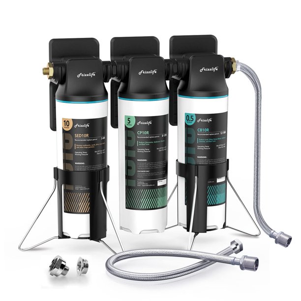 Sistema de filtro de agua para debajo del fregadero FRIZZLIFE TW10 NSF/ANSI 53 y 42