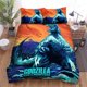 thumbnail image 1 of Godzilla long live the digital art bed sheet duvet cover bedding set3-Piece Bedding Set (1 Duvet Cover + 2 Pillow Shams), 1 of 1