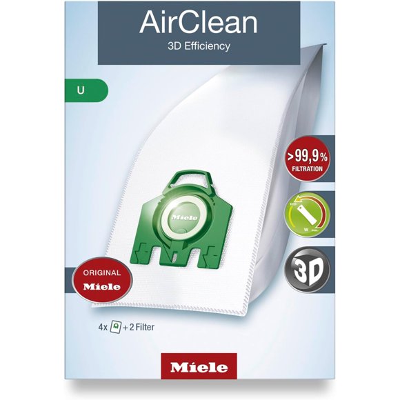 Miele U Vacuum Cleaner Bags for Miele Bagged Upright Vacuums