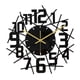 thumbnail image 3 of Reloj De Pared Moderno, Regalo Para El Hogar, Arte De Sala De Estar Acrílico, Decoración Negra, Número, 3 of 3