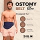 thumbnail image 2 of Cinturón De Ostomía Azul Para Colostomía Ileostomía O Urostomía Del Abdomen, 2 of 6