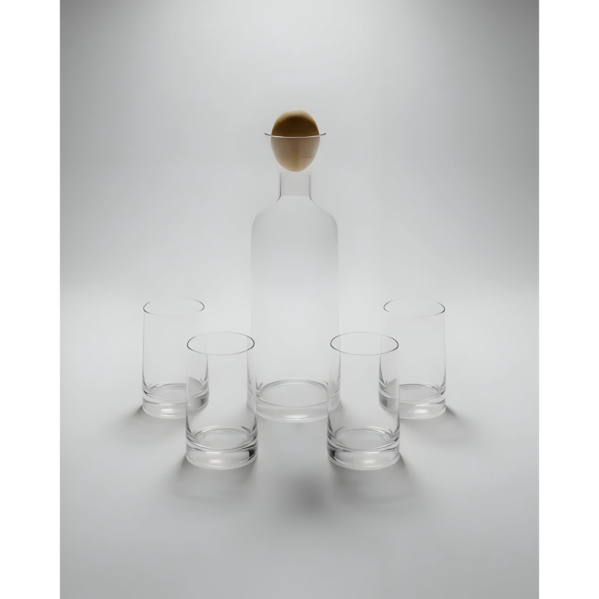 Genérico - Set De 7 Piezas De Cristalería Premium De Lujo Transparente