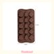 thumbnail image 3 of 2 Moldes De Chocolate Molde De Silicona Molde De Navidad Marrón, 3 of 10