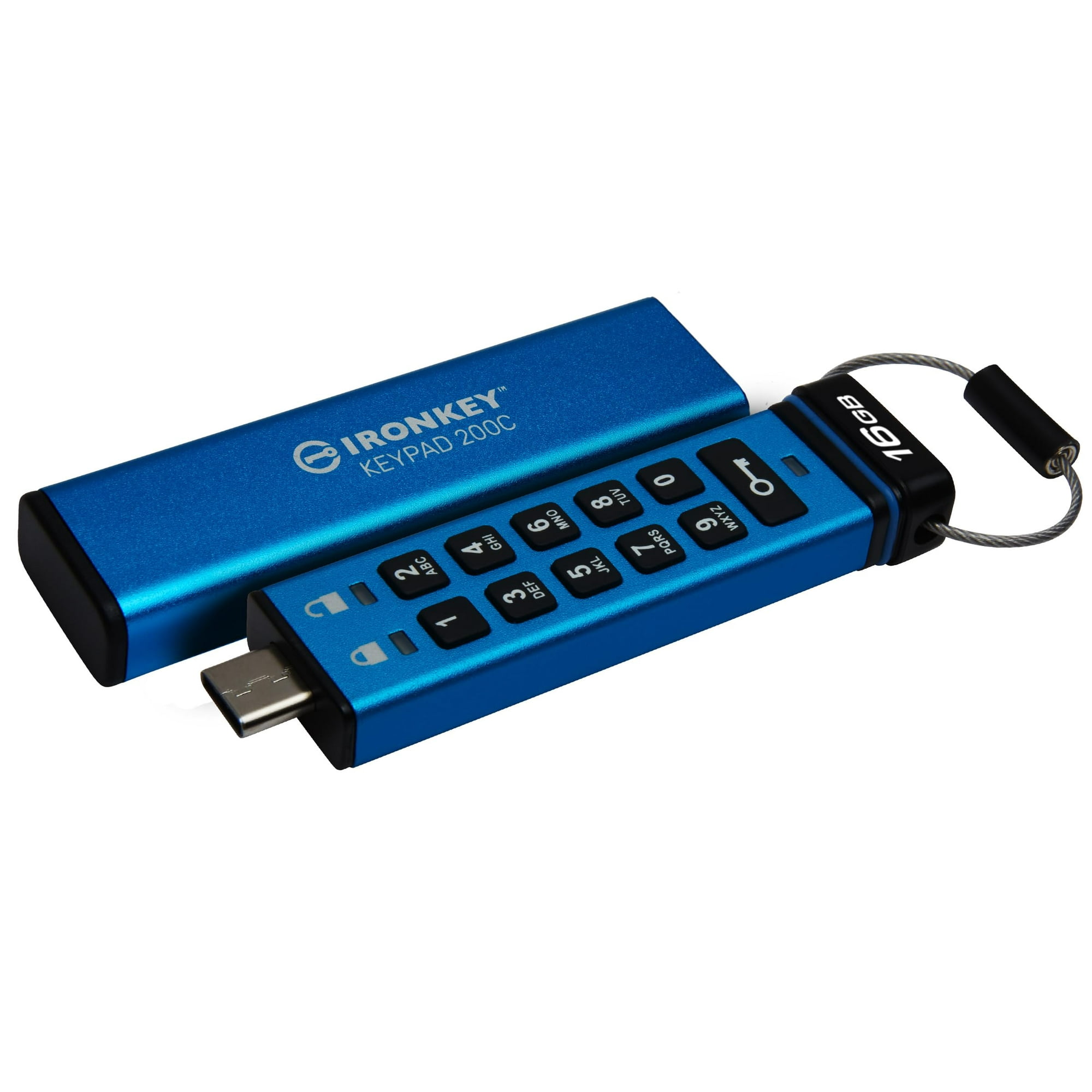 Unidad Flash Cifrada Kingston Ironkey Keypad 200 16 Gb Usb-c