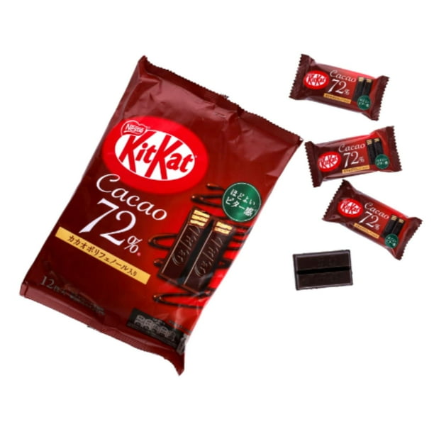 【ちょこ】エマーキット Chocolates Mini Kit Kat 72% Cacao Nestle Japón 170 Gr 12 Unid. | Lider