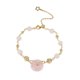 thumbnail image 5 of Elegante Rosa Perlas Pulsera Joyería Decoración Delicada Para Diferentes Edades, 5 of 5