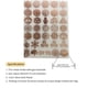 thumbnail image 3 of Adhesivo metálico METAL ARTEM Flower of Life, 35 unidades (oro rosa), 3 of 5