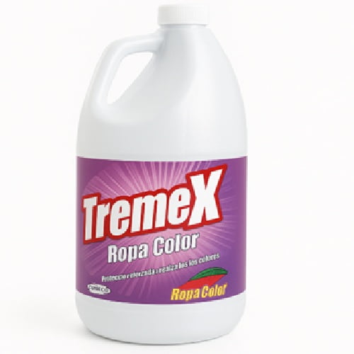 Cloro Ropa Tremex Color Bidón 4 L – Blanqueador Suave Sin Cloro Y Desinfectante Para Prendas De Color