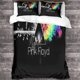 thumbnail image 2 of Pink Floyd Duvet Cover Sets MusicD Rock 'n' Roll Skull Bedding Sets Microfiber Double Bedding Set, 2 of 3