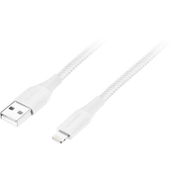 Cable Lightning Insignia 4 ft USB A trenzado