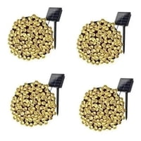 Shop E-Home - Guirnalda Pack X4 Solar Navideña 10 Metros 100 Led Multicolor
